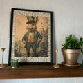 Vintage Dapper Rabbit Digital Art
