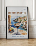 Italian Espresso Martini Watercolor Digital Art