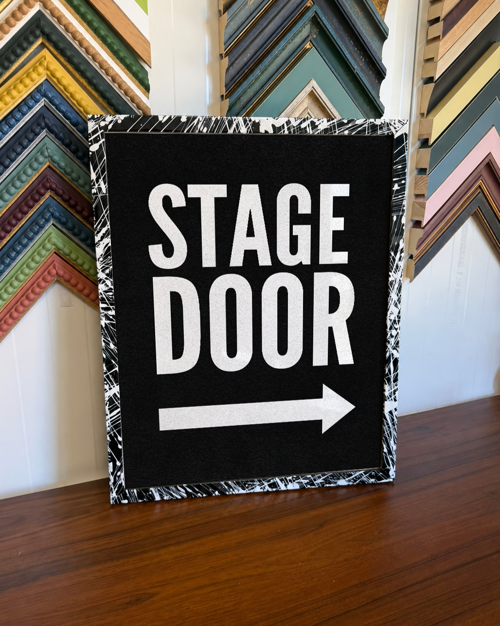 Stage Door Arrow Sign Digital Download