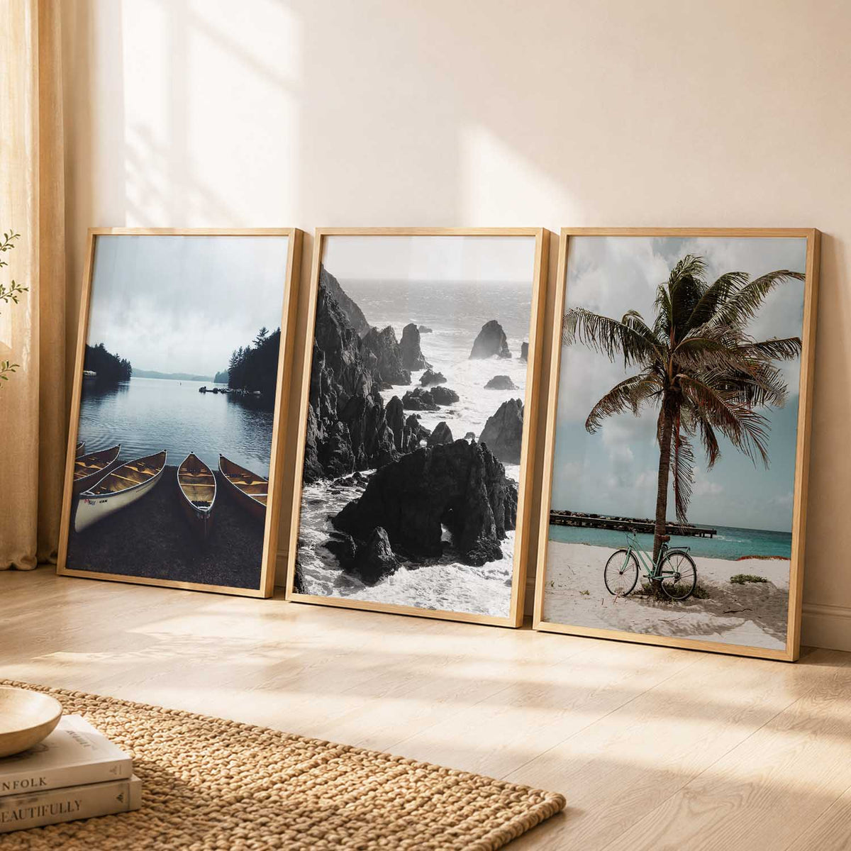 Coastal Journey Triptych Digital Collection