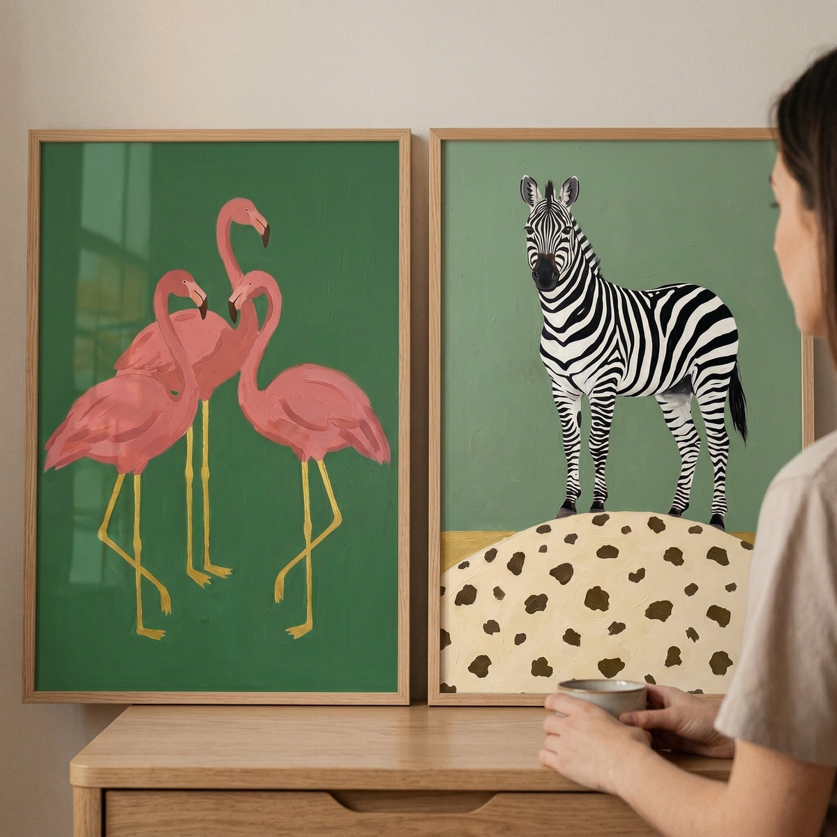 Safari Elegance Digital Art Set