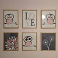 Charming Owl and Floral Digital Art Gallery Bundle