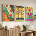 Bohemian Botanical Garden Triptych