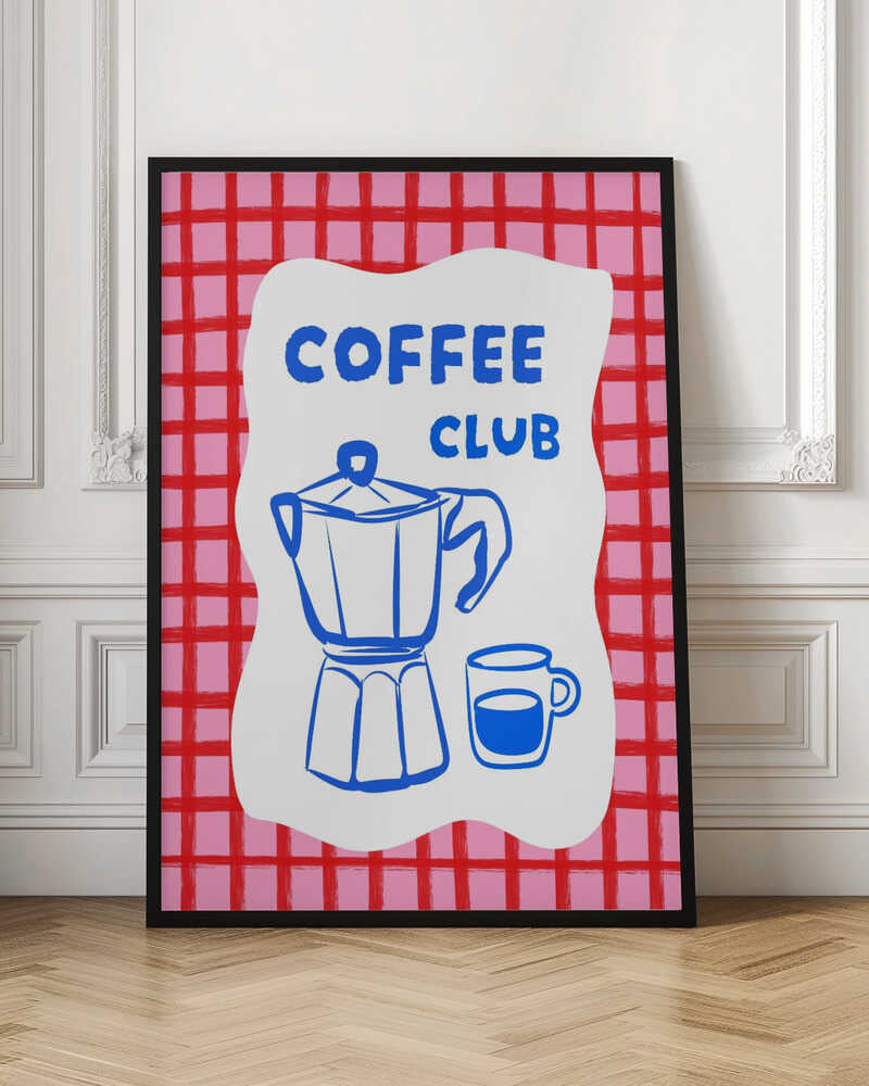 Coffee Club Digital Art Print