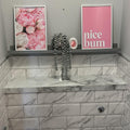 Nice Bum Pink Quote Digital Wall Art
