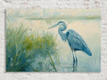 Serene Blue Heron Wetlands Digital Art