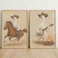 Cowboy Goose Digital Art Set