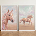 Pastel Horse Pair Digital Art