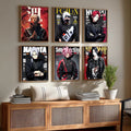 Anime Magazine Cover Series Digital Artwork