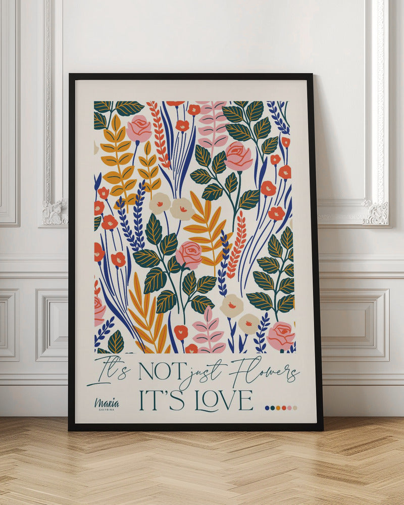 It's Not Just Flowers It's Love Digital Botanical Art