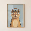 Charming Chipmunk with Headphones Digital Art