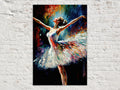 Abstract Ballerina Dance Digital Art