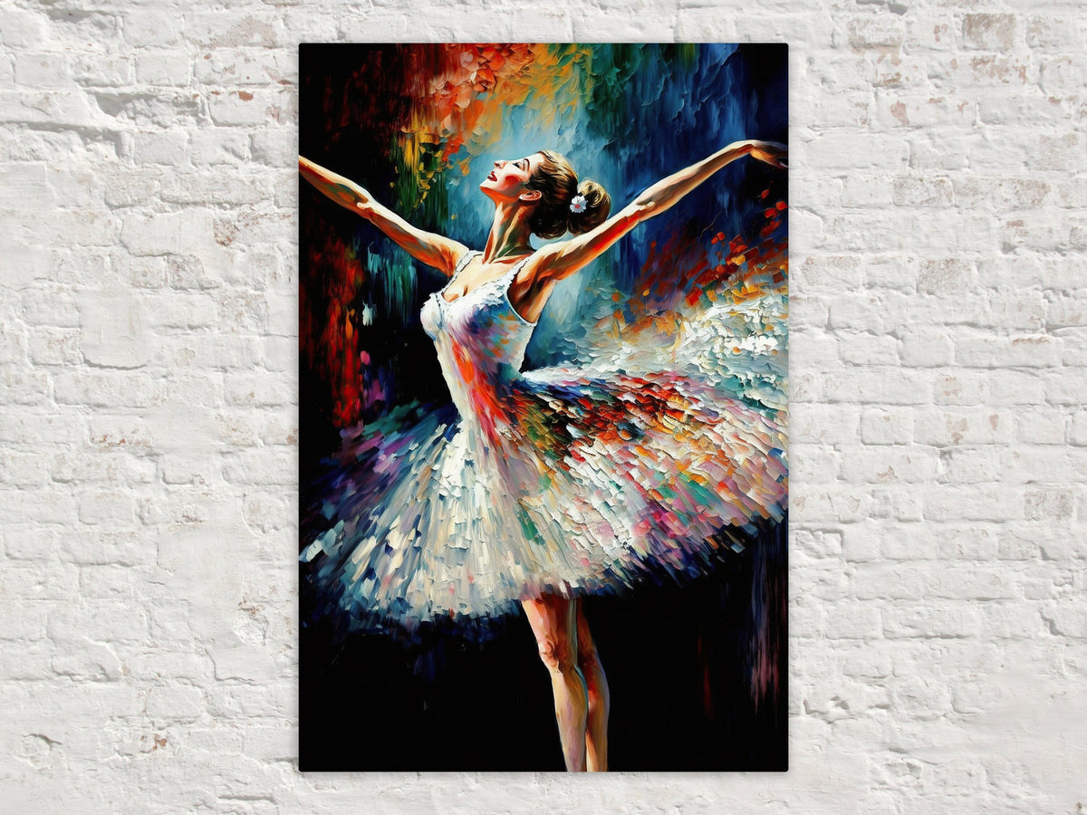 Abstract Ballerina Dance Digital Art