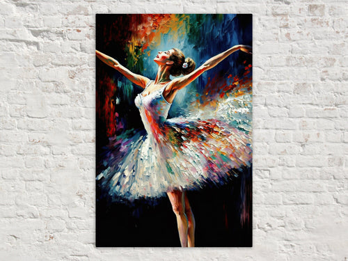 Abstract Ballerina Dance Digital Art