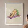 Yoga Sloth Digital Art