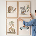 Whimsical Woodland Animal Musicians Digital Art Set
