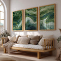 Emerald Forest Triptych Digital Download