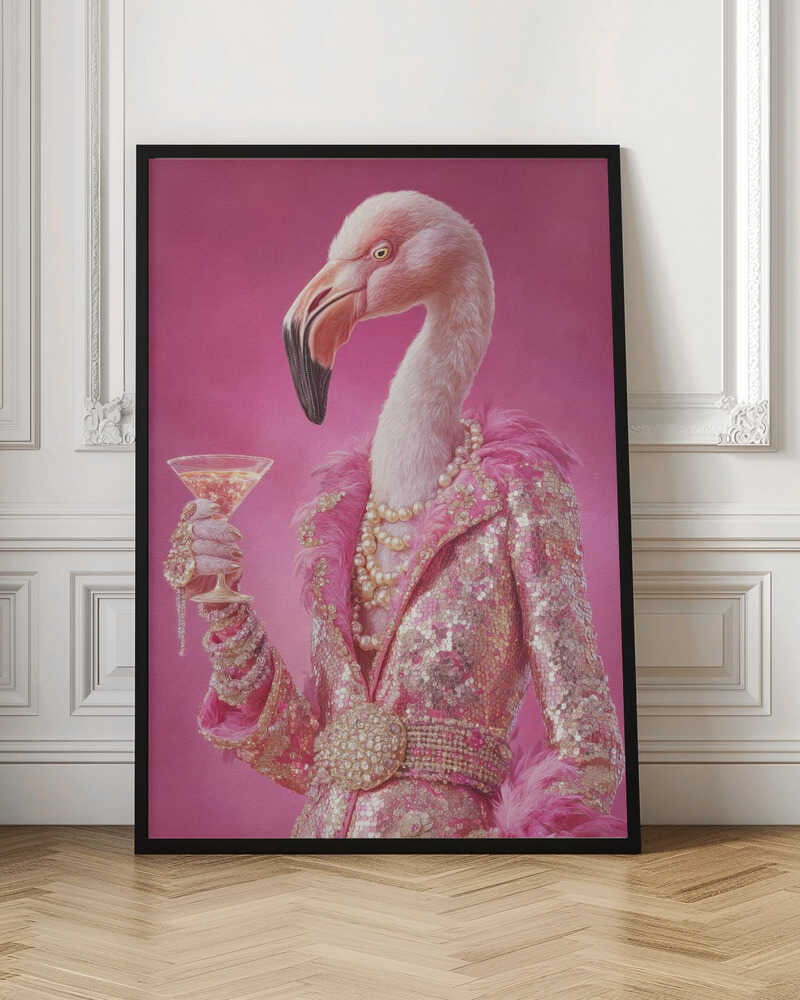 Glamour Flamingo Digital Art