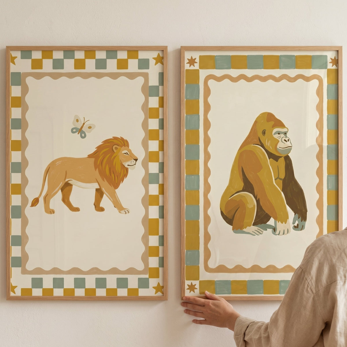 Safari Animals Digital Art Set