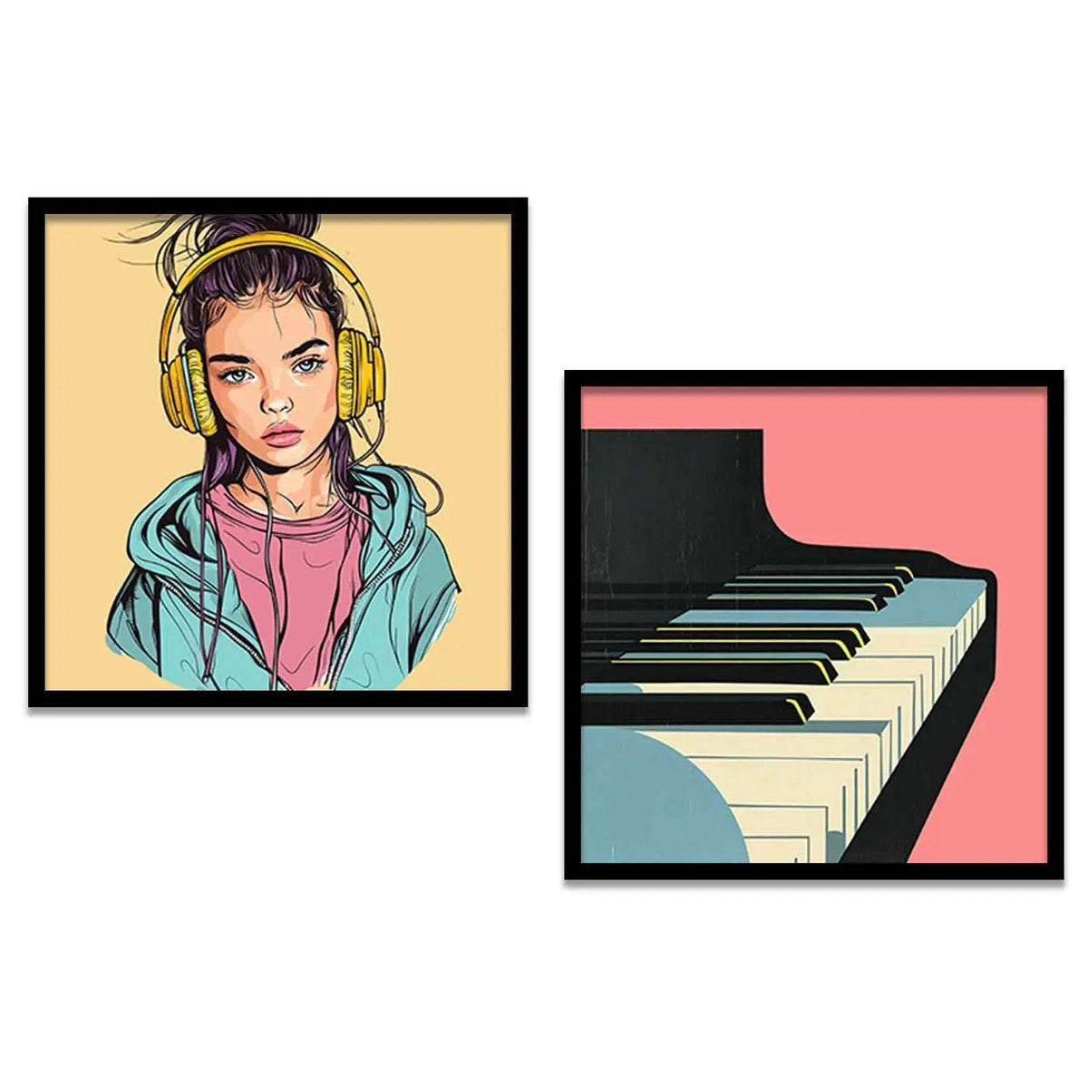Music Vibes Digital Art Set