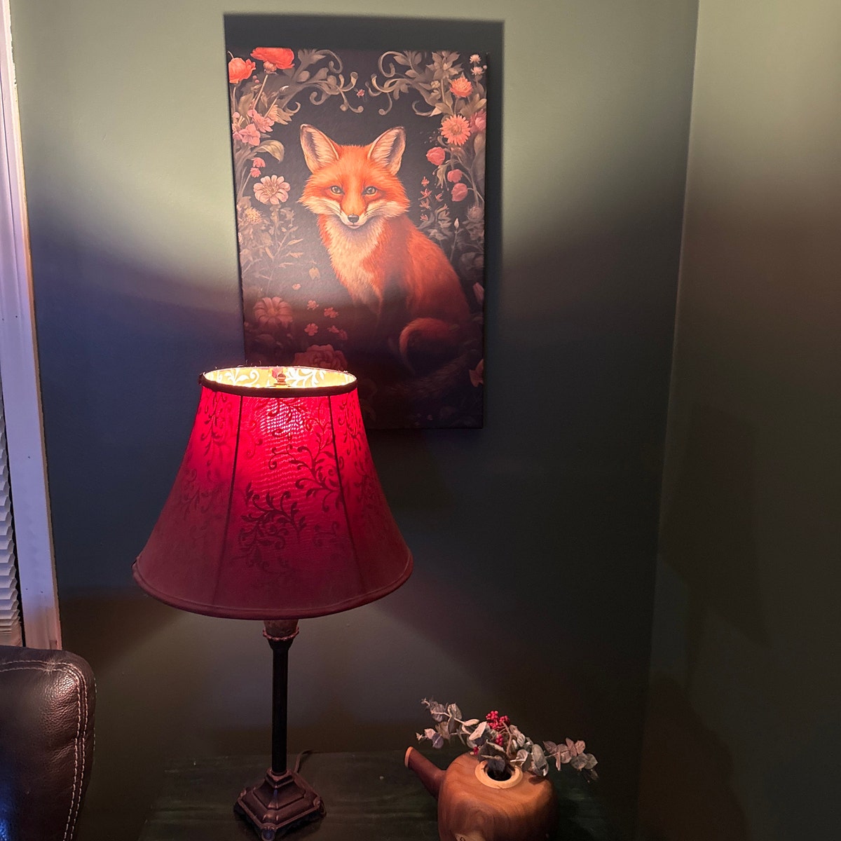 Enchanted Fox Among Wildflowers Digital Art