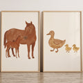 Farm Animals Watercolor Digital Art