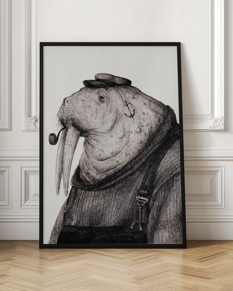 Captain Walrus Digital Artwork