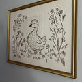 Charming Meadow Duck Digital Art Print