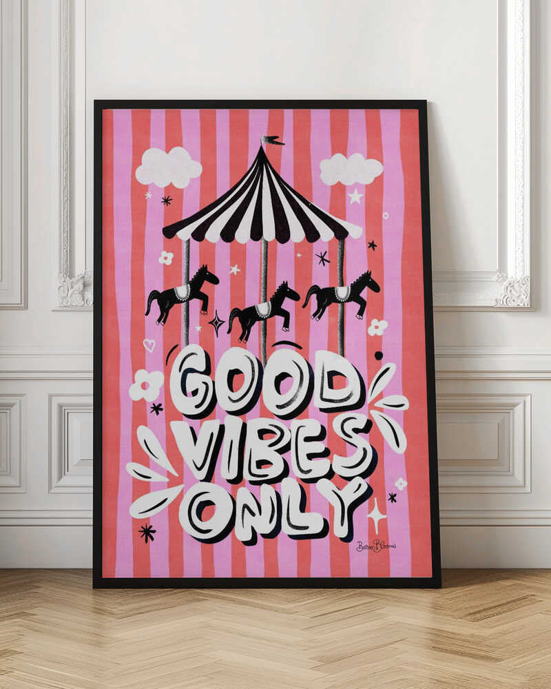 Good Vibes Only Carnival Digital Art