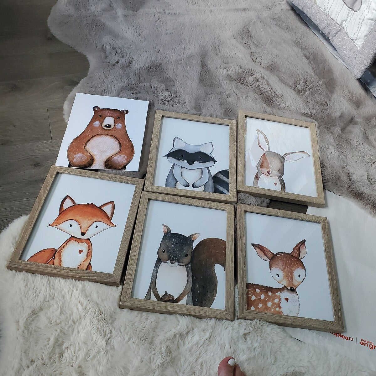 Watercolor Woodland Animals Digital Art Bundle