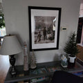 Vintage Winter Forest Hunters Digital Artwork