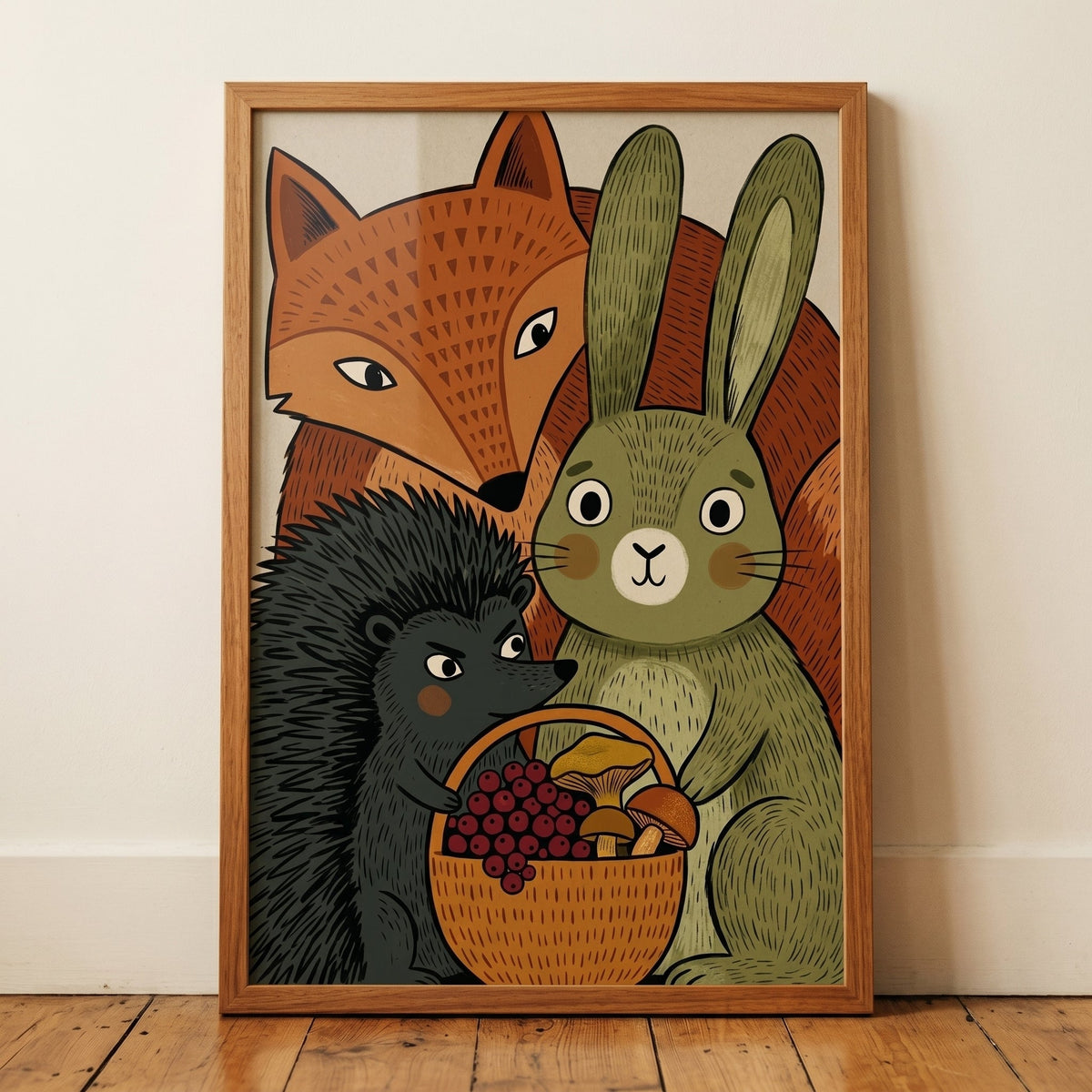 Forest Friends Digital Art