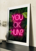 You OK Hun? Neon Jungle Digital Art