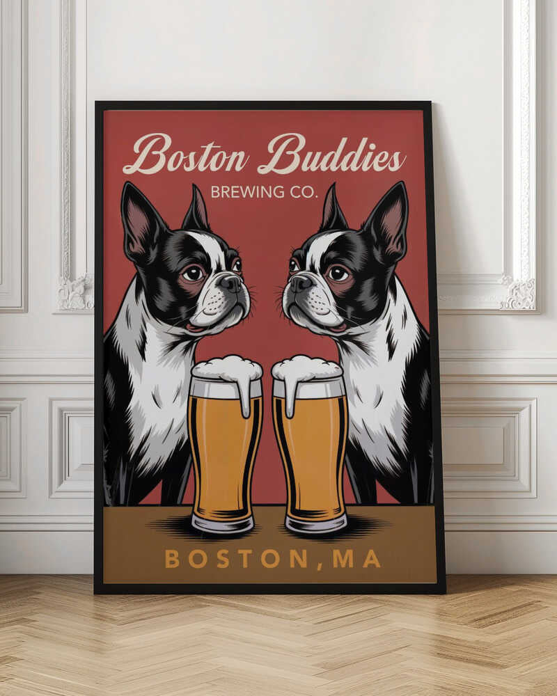 Boston Buddies Brewing Co. Digital Poster