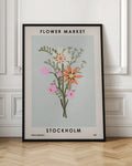 Stockholm Flower Market Botanical Digital Art Print