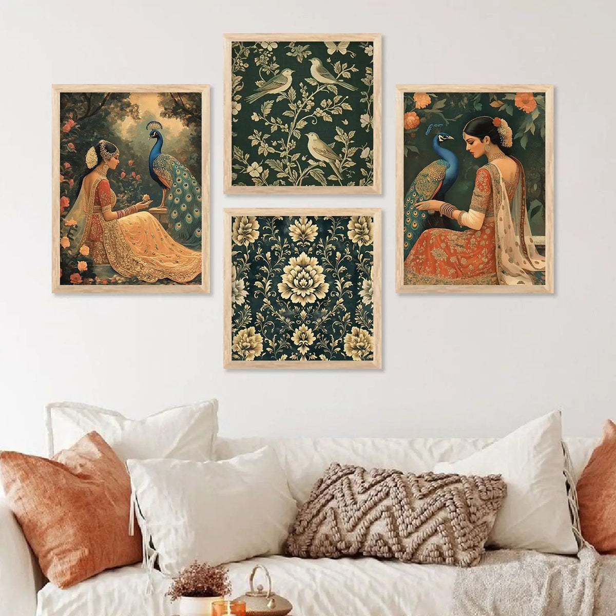 Royal Indian Heritage Digital Art Gallery Wall Set