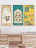 Mughal Heritage Trio Digital Art Set