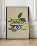 Vintage Grape Bowl Botanical Digital Art