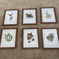 Neutral Woodland Watercolor Wall Art Gallery Set of 6