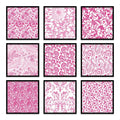 Pink Floral Patterns Digital Bundle