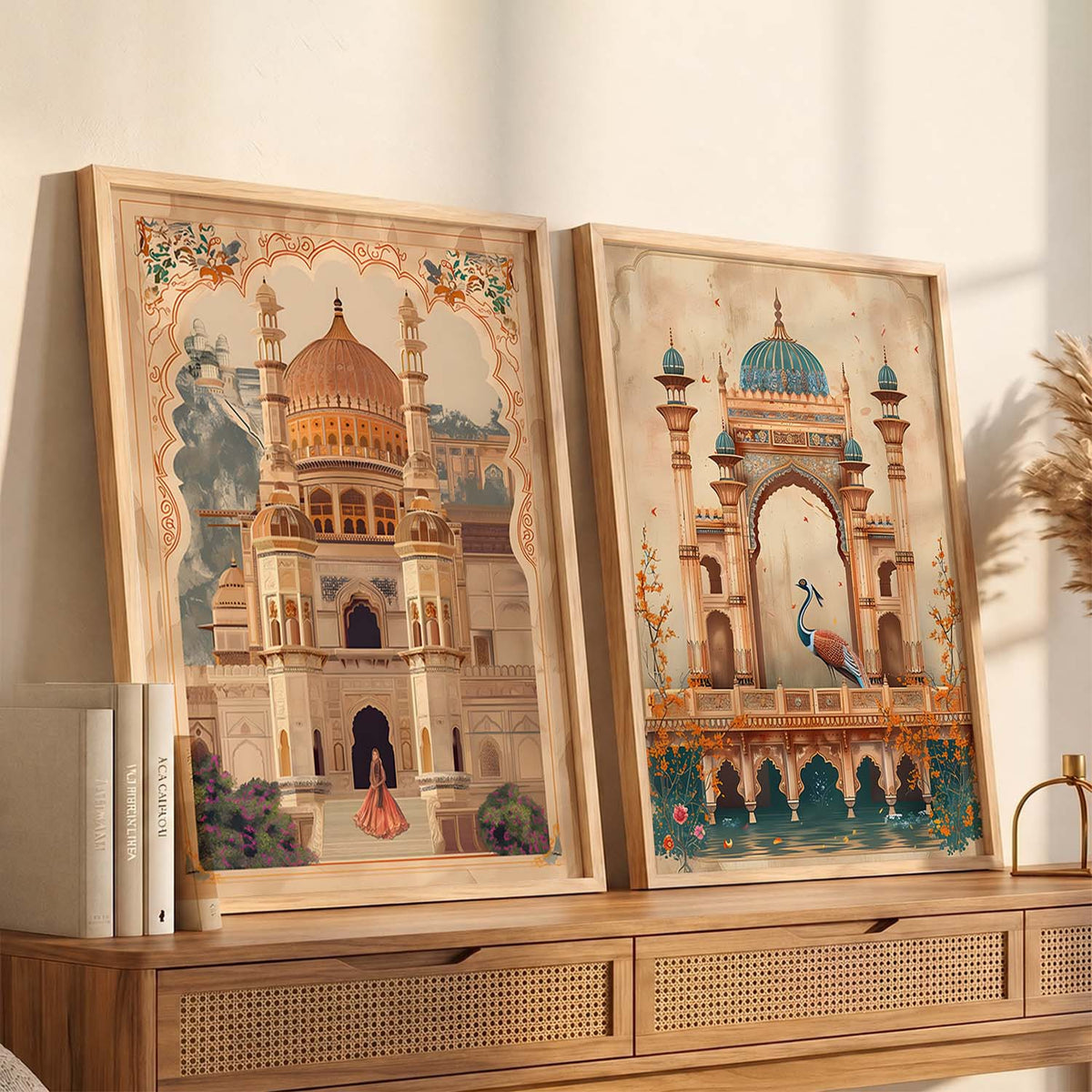 Mughal Architecture and Heritage Digital Art Set