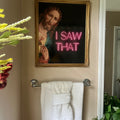 I Saw That Jesus Neon Wall Art