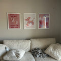 Pink Aesthetic Gallery Wall Digital Art Bundle