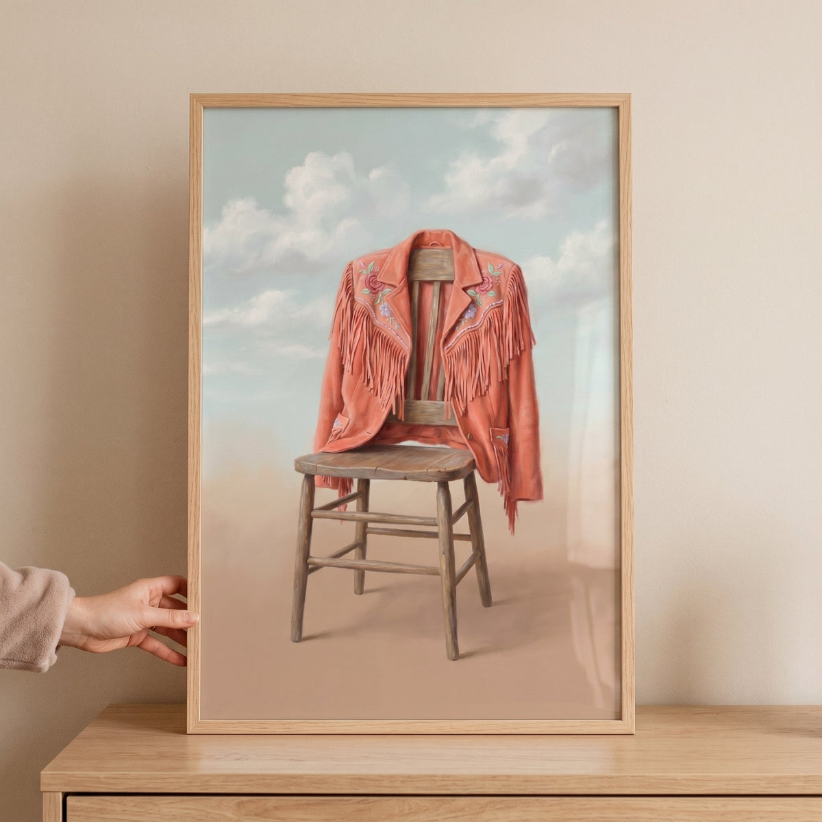 Western Fringed Jacket Digital Art