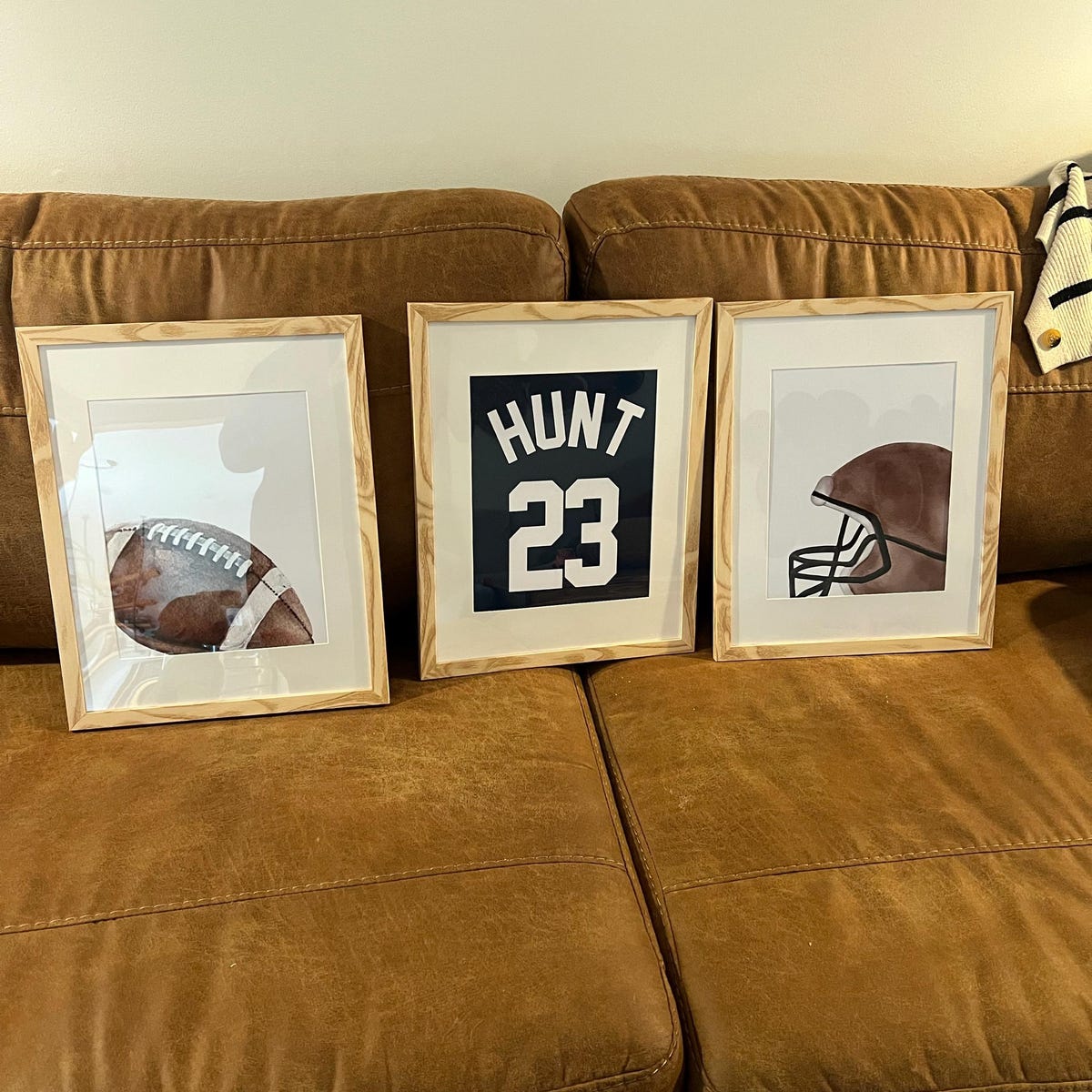 Football Sports Trio Digital Art Prints