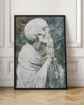 Praying Skeleton Gothic Digital Art