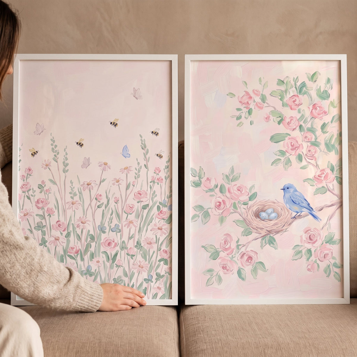 Charming Spring Garden Digital Art Set