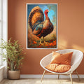 Majestic Autumn Turkey Digital Art