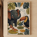 Jungle Friends Digital Art Print