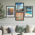 Famous World Landmarks Travel Gallery Wall Set